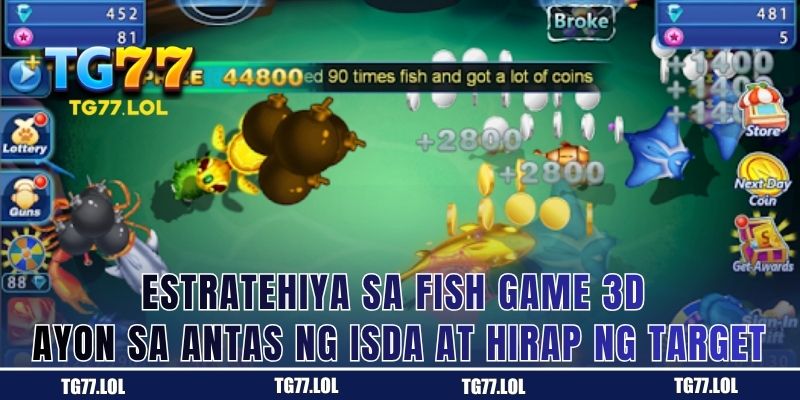 Estratehiya sa Fish Game 3D Ayon sa Antas ng Isda at Hirap ng Target
