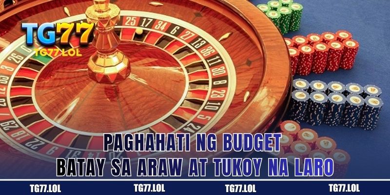 Paghahati ng Budget Batay sa Araw at Tukoy na Laro