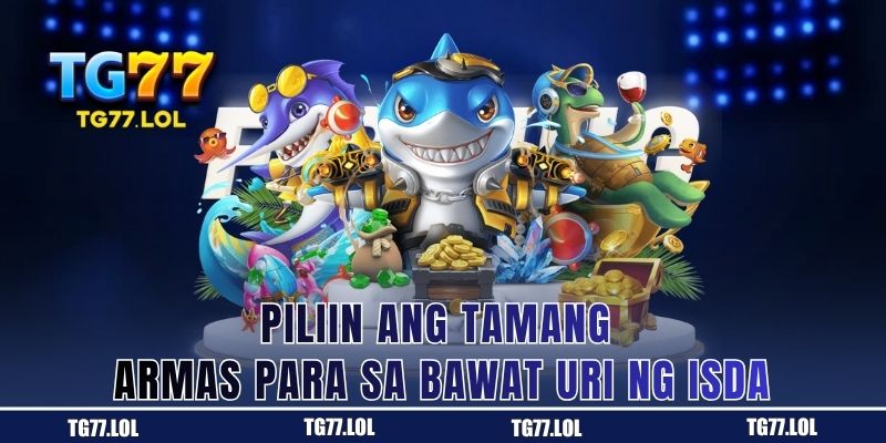 Piliin ang tamang armas para sa bawat uri ng isda